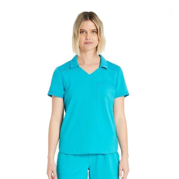 Antimicrobial Premium Performance Collar Scrub Top 2-Pack Size XL - Picture 3 of 4